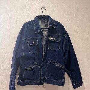 Rocawear Men's Dark Blue Denim Jacket